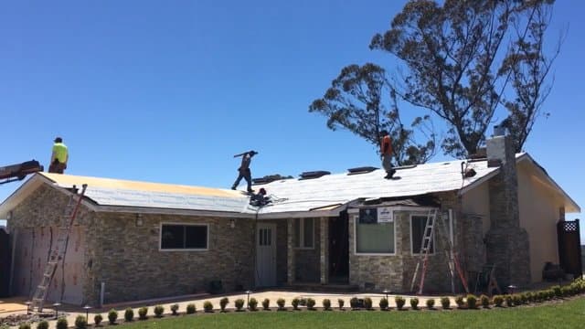 Roof before professional work